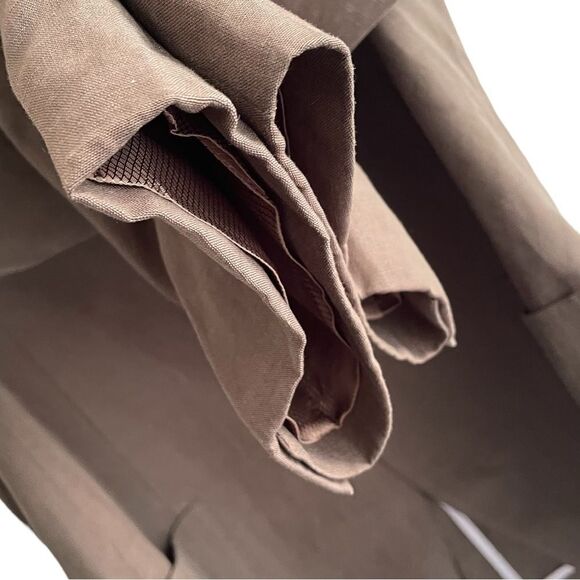 COPPLEY Linen 2 Button Front Blazer  Dark Taupe 42R - Picture 6 of 10